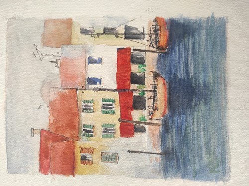 Dipinto acquerello carta - dipinto,