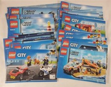 Lego City 8403 60014 60007 60139 60049 4429 60221 60110 + *SOLO ISTRUZIONI*
