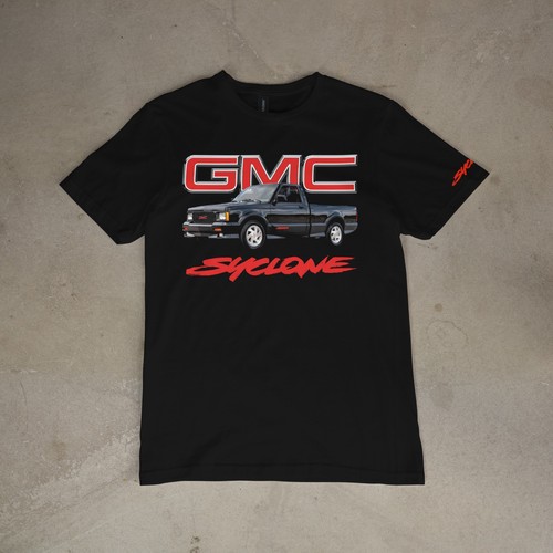 Shirt maglietta nera gmc - maglietta,