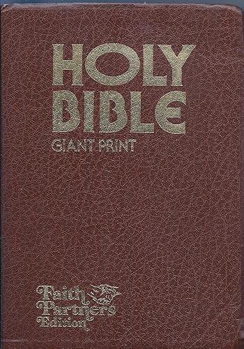 Holy bible giant print faith - giant, print: