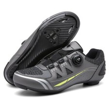 Scarpe Ciclismo Mtb Uomo Sneakers Antiscivolo Autobloccanti Corsa Strada Bici Scarpe 