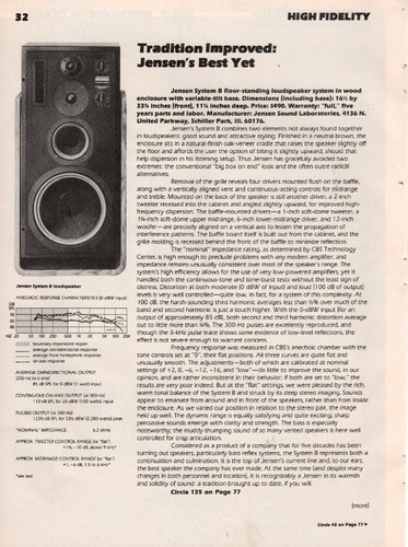 Jensen system speaker - jensen,