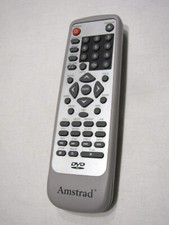 Amstrad telecomando originale dvd grigio argento e nero
