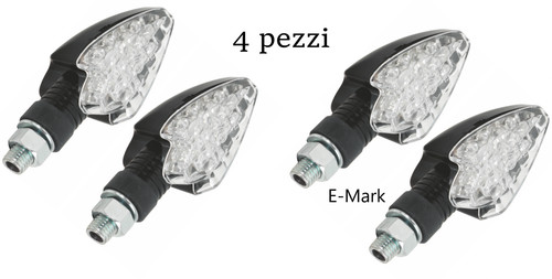 Frecce moto led omologate - 4x,