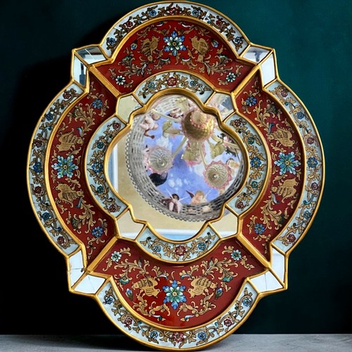 Specchio vintage decorato