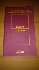 Memento Pratico 1999 Lavoro