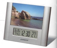 SVEGLIA SVEGLIE JOHNSON DIGITALE SVD205 CON PORTAFOTO METEO CALENDARIO SUONERIA