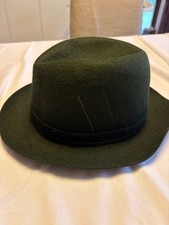 cappello Borsalino uomo verde bosco water repellent made in italy