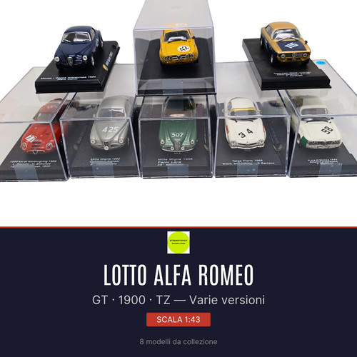 Lotto modelli auto metro alfa - modelli,
