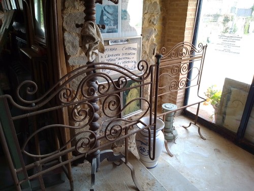 Testata letto ferro - in,