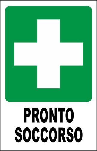 Cartello segnaletico pronto - cartello,