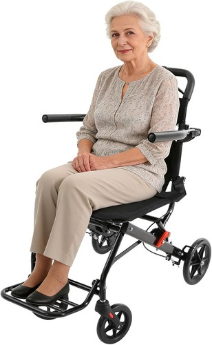 Sedia rotelle pieghevole - rotelle,