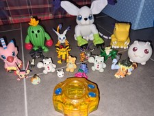 Vintage Digimon Figurines Lot Of  16 Figures