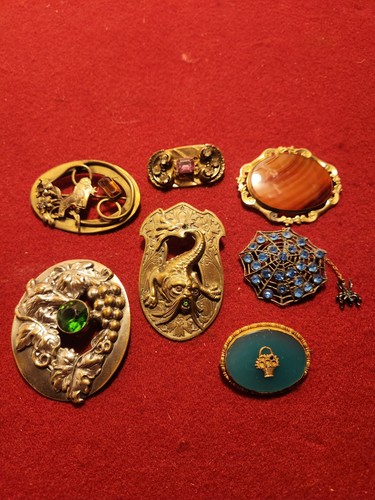 Spilla antica art nouveau - spilla,