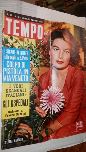 Tempo novembre 1958 silvana - tempo,