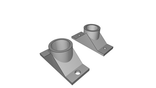 Set supporto bastone tenda - bastone,