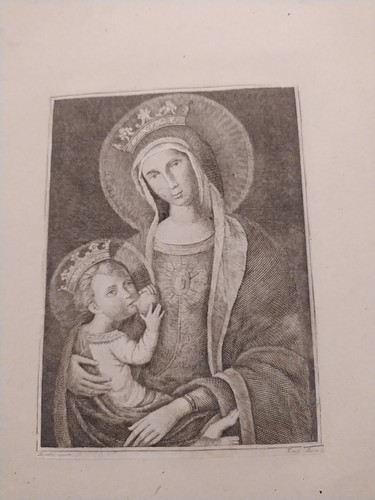 Antica stampa incisione - antica,