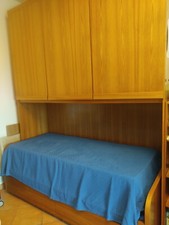 armadio a ponte con letto singolo 