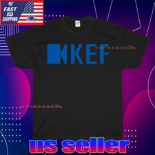 NUOVA CAMICIA KEF SUBWOOFER LOGO UNISEX T-SHIRT DIVERTENTE AMERICANA TAGLIA S-5XL