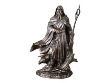 Statua Merlino di Monte Moore finitura bronzo statua scultura arredamento casa