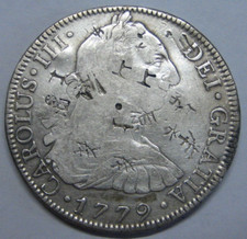 1779 mexico reales carlos - 1779,