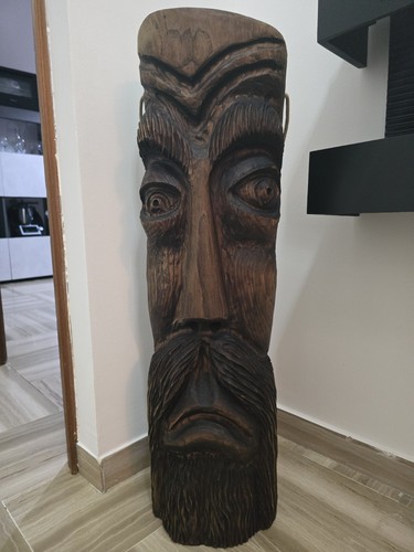 Scultura maschera etnica - etnica, in