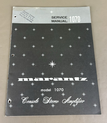 Marantz 1070 amplificatore