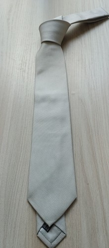 Cravatta uomo grigio perla