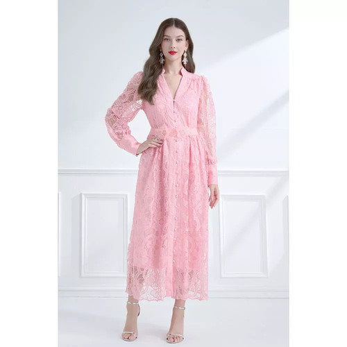 Vestito rosa elegante - rosa,