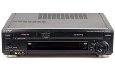 Sony SLV-T2000 VHS Hi8 Video8 dispositivo combinato + FB / mantenuto 1 anno di garanzia [#09]