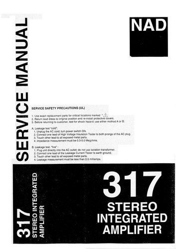 Servizio manuale istruzioni - manuale, di