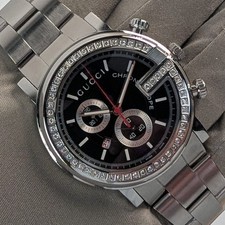 Gucci chrono 44mm stainless - gucci,