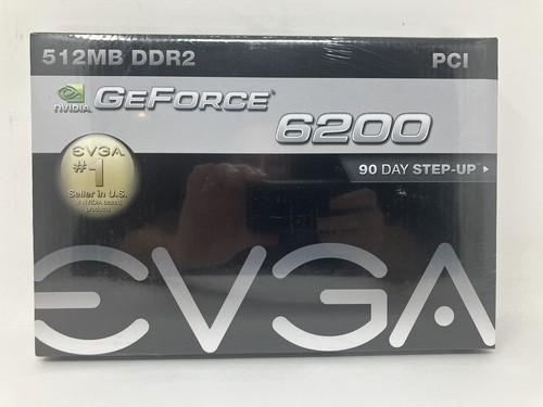 New evga geforce 6200 512mb - new,
