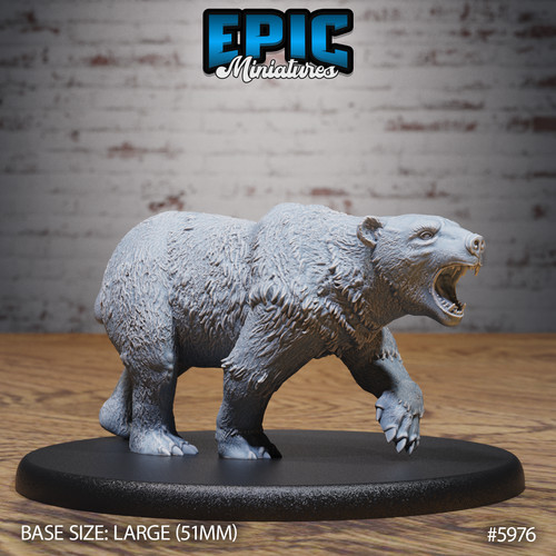 Orso polare epic miniatures - orso,