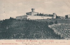 CARTOLINA DI FIRENZE ,CONTORNI DI FIRENZE - CASTELLO DI VINCIGLIATA - 1902