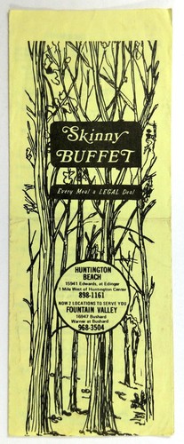 Menù anni skinny buffet - anni,
