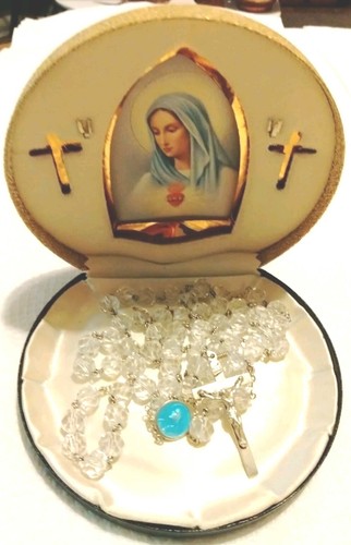 Rosario cristallo argento