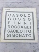 CATALOGO D'ARTE 6 ARTISTI DAL TERRITORIO 1992 OLD CATALOG