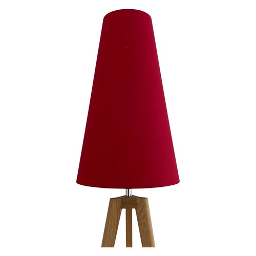 Paralume rosso scuro