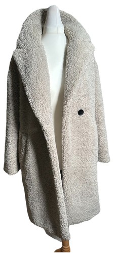Cappotto zara beige teddy - zara,