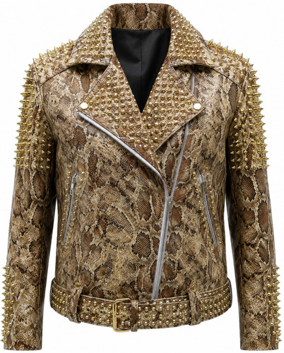 Giacca pelle serpente - giacca,