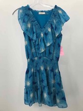 Abito corto senza maniche usato Ramy Brook blu taglia XXS