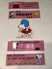 Snoopy Adesivi Stikers Vintage