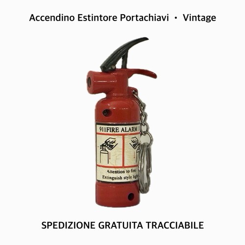 Accendino vintage estintore - accendino,
