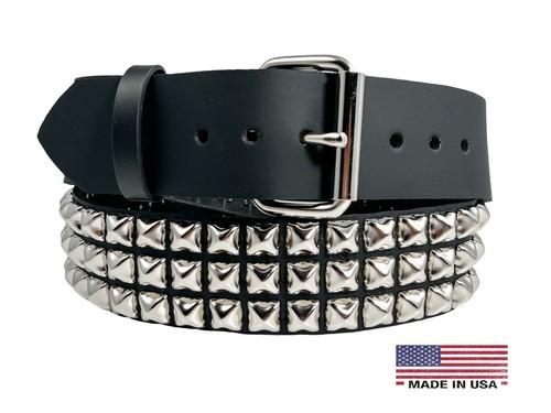 Cintura tre file con borchie - a,