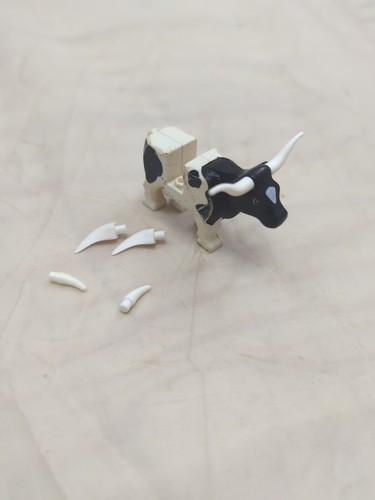 Lego mucca con - macchie, nere