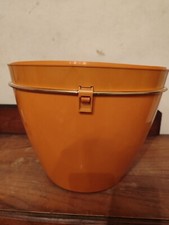 casco per capelli vintage da tavolo anni 60 colore arancione