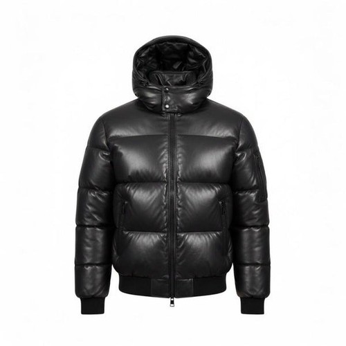 Men black leather - men's,