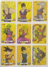 Dragon Ball Super Hero Set 9 carte di laminazione oro super rare 154/162 Diramix