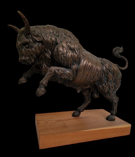 Mario ceroli grande - ceroli, bronzo